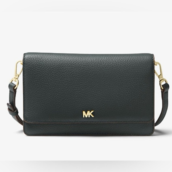 Michael Kors Black Crossbody Bag with Gold Accents - Picture 1 of 12
